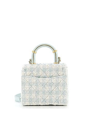 Chanel Crush Top Handle Flap Bag Quilted Tweed Mini (view 2)