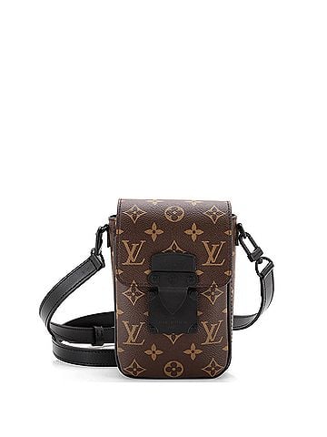 Louis Vuitton S Lock Vertical Wearable Wallet Macassar Monogram Canvas (view 1)