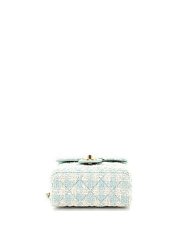 Chanel Crush Top Handle Flap Bag Quilted Tweed Mini (view 2)