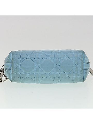 Dior Blue Leather Clutch Bag (view 1)
