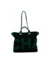 Chanel 100% Fur Fiber Black Large Shearling and Calfskin Deauville Shopping Tote One size - photo 1