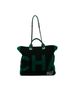 Chanel 100% Fur Fiber Black Large Shearling and Calfskin Deauville Shopping Tote One size - photo 8