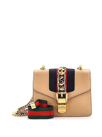 Gucci Sylvie Chain Shoulder Bag Leather Mini (view 1)