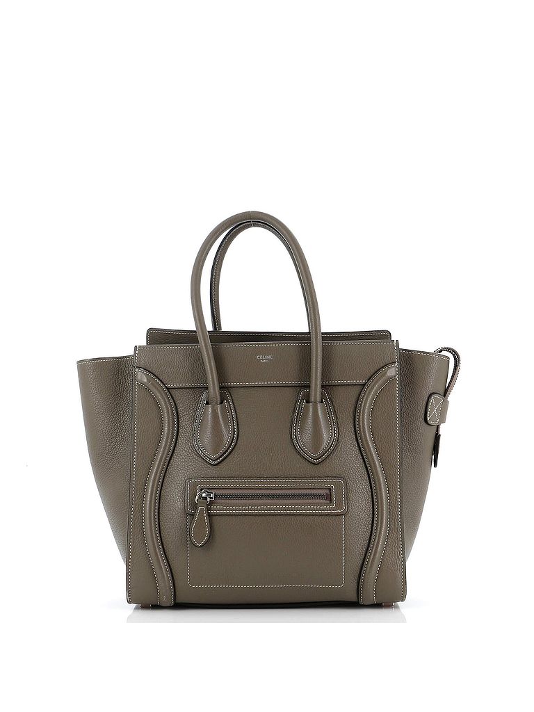Céline 100% Leather Brown Luggage Bag Grainy Leather Micro One size - photo 1