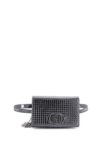 Christian Dior 30 Montaigne 2-in-1 Pouch Micro Cannage Metallic Calfskin (view 1)