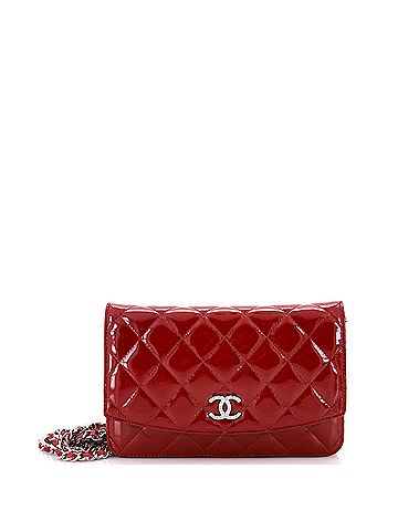 Chanel Brilliant Wallet on Chain Quilted Patent (view 1)