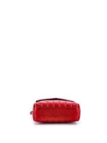 Saint Laurent Loulou Shoulder Bag Matelasse Chevron Glittered Suede Toy (view 2)