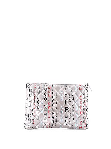 Chanel Data Center O Case Clutch Quilted Printed Lambskin Medium (view 2)