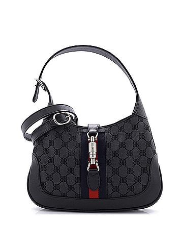 Balenciaga x Gucci The Hacker Project Jackie 1961 Hobo BB Canvas Small (view 1)