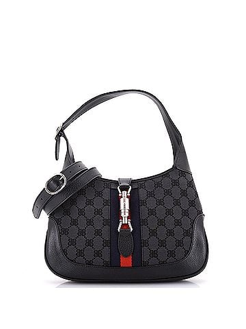 Balenciaga x Gucci The Hacker Project Jackie 1961 Hobo BB Canvas Small (view 1)