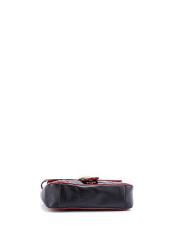 Gucci GG Marmont Flap Bag Diagonal Quilted Leather Small (view 2)