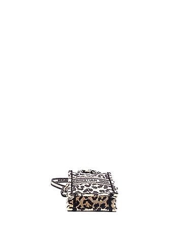 Christian Dior Book Tote Phone Bag Embroidered Canvas Mini (view 2)