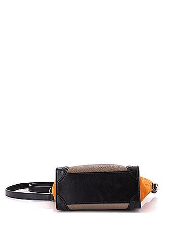 Céline Tricolor Luggage Bag Leather Nano (view 2)