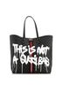 Balenciaga 100% Canvas Plain Black x Gucci The Hacker Project Tote Graffiti BB Canvas Large One size - photo 1