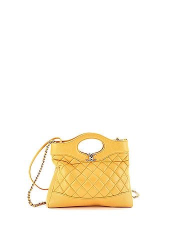 Chanel 31 Shopping Bag Clutch with Chain Quilted Shiny Lambskin Small (view 1)