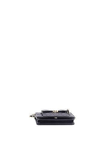 Chanel Pocket Twins Clutch with Chain Quilted Caviar (view 2)