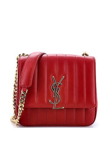 Saint Laurent Vicky Crossbody Bag Vertical Quilted Leather Medium (view 1)