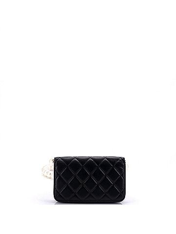 Chanel Pearl Strap Clutch with Chain Quilted Calfskin (view 2)