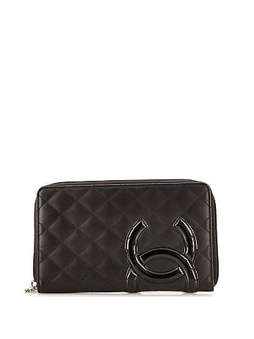 Chanel Cambon Zip Around Organizer Wallet Quilted Lambskin (view 1)