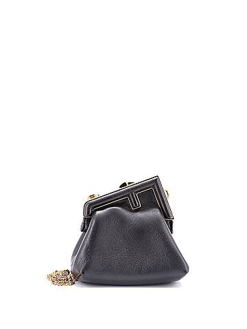 Fendi First Charm Crossbody Bag Leather Nano (view 1)