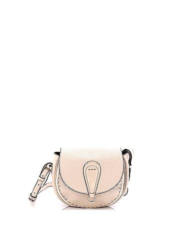 Fendi Selleria Round Saddle Bag Leather (view 1)