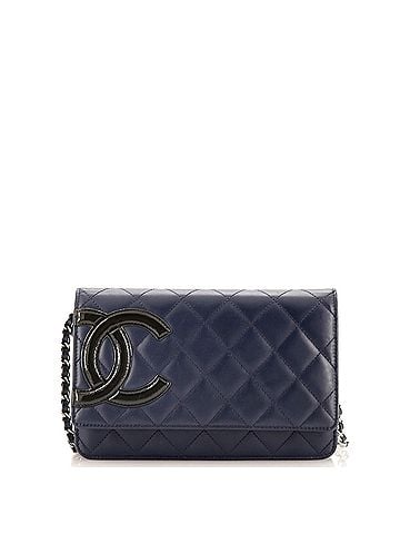 Chanel Cambon Wallet on Chain Quilted Leather (view 1)