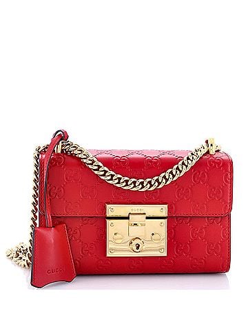 Gucci Padlock Shoulder Bag Guccissima Leather Small (view 1)