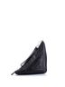 Prada 100% Leather Black Triangle Logo Wristlet Pouch Embossed Leather One size - photo 3