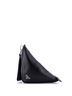 Prada 100% Leather Black Triangle Logo Wristlet Pouch Embossed Leather One size - photo 4