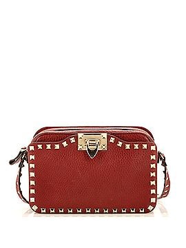 Valentino Garavani Rockstud Flip Lock Camera Crossbody Bag Leather (view 1)
