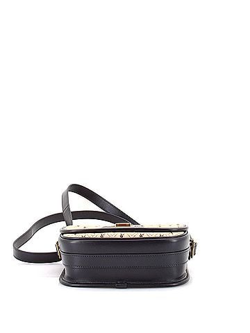 Saint Laurent Flap Satchel Monogram All Over Canvas and Leather Small (view 2)