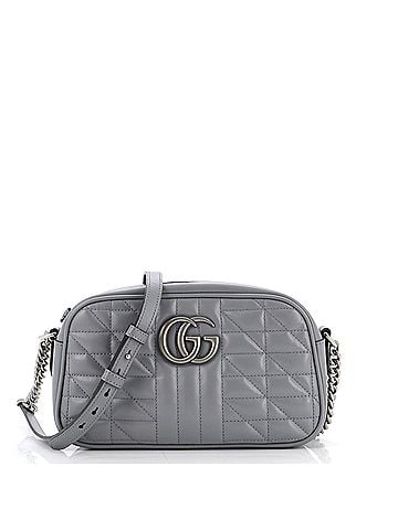 Gucci GG Marmont Shoulder Bag Mixed Matelasse Leather Small (view 1)