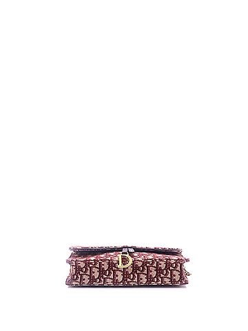 Christian Dior Saddle Chain Clutch Oblique Canvas (view 2)