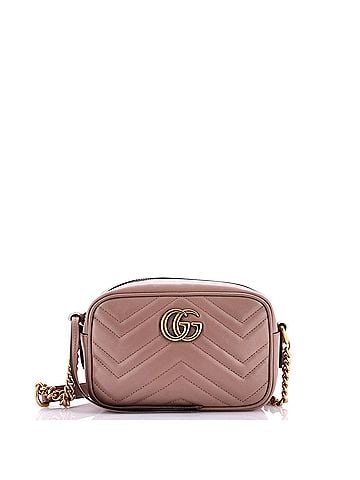 Gucci GG Marmont Shoulder Bag Matelasse Leather Mini (view 1)