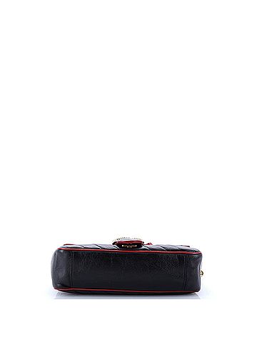 Gucci GG Marmont Flap Bag Diagonal Quilted Leather Small (view 2)