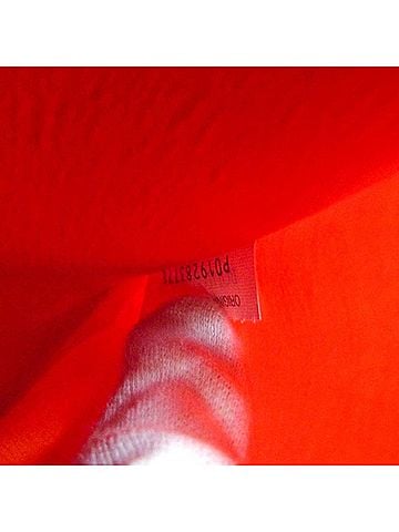 Bottega Veneta Organizer Red Leather Clutch Bag (view 2)
