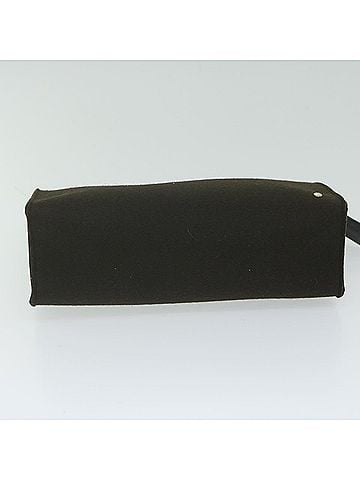 Hermès Black Wool Clutch Bag (view 2)