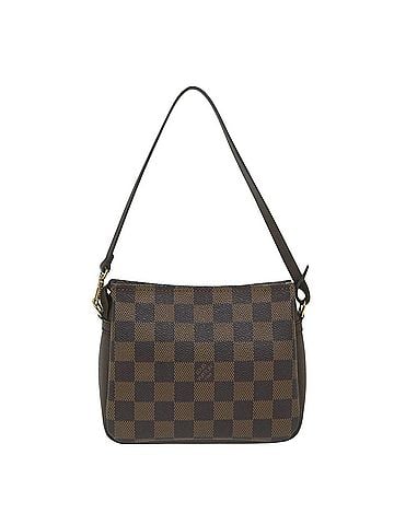 Louis Vuitton Cosmetic Pouch Brown Canvas Clutch Bag (view 1)