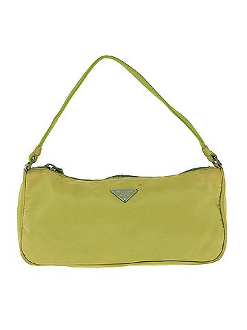 Prada Yellow Synthetic Clutch Bag (view 1)