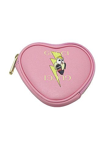 Gucci Heart Pink Leather Wallet (view 1)