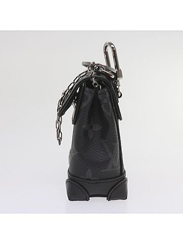 Louis Vuitton Steamer Black Canvas Clutch Bag (view 2)