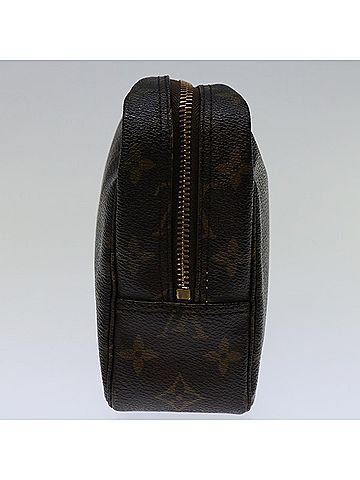 Louis Vuitton Trousse De Toilette Brown Canvas Clutch Bag (view 2)