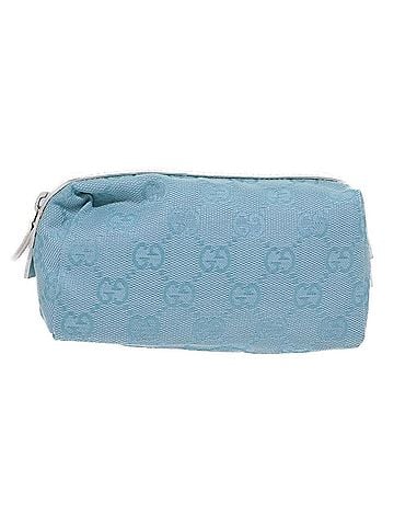 Gucci Gg Canvas Blue Canvas Clutch Bag (view 1)