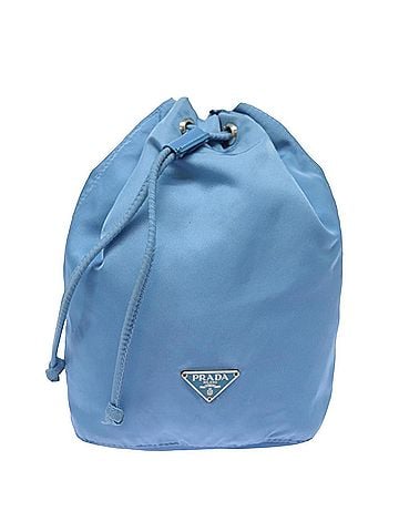 Prada Tessuto Blue Synthetic Clutch Bag (view 1)