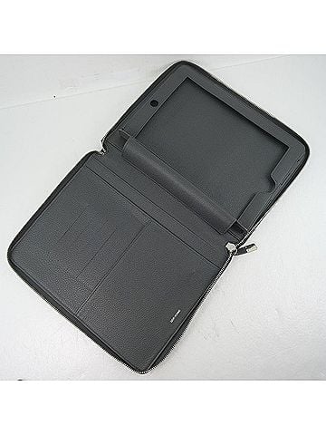 Dior -- Black Leather Clutch Bag (view 2)
