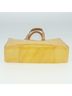 Louis Vuitton 100% Patent Leather Solid Yellow Columbus Yellow Patent Leather Tote Bag One size - photo 4
