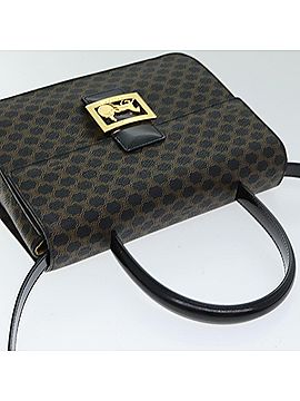 Céline Macadam Black Canvas Handbag (view 2)