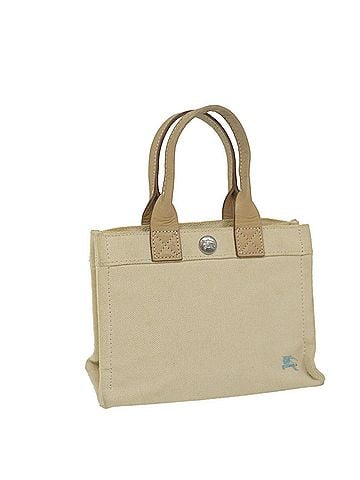 Burberry Blue Label Beige Canvas Handbag (view 2)