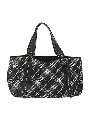 Burberry Black Canvas Tote Bag (view 1)