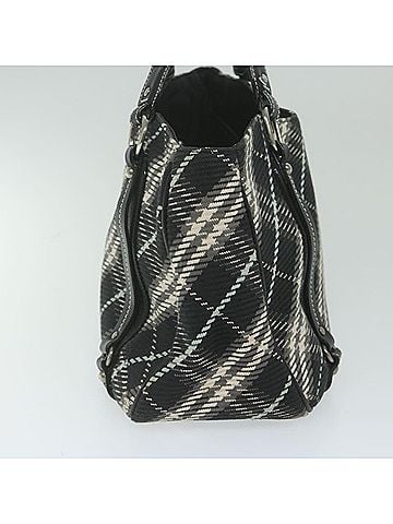 Burberry Black Canvas Tote Bag (view 2)